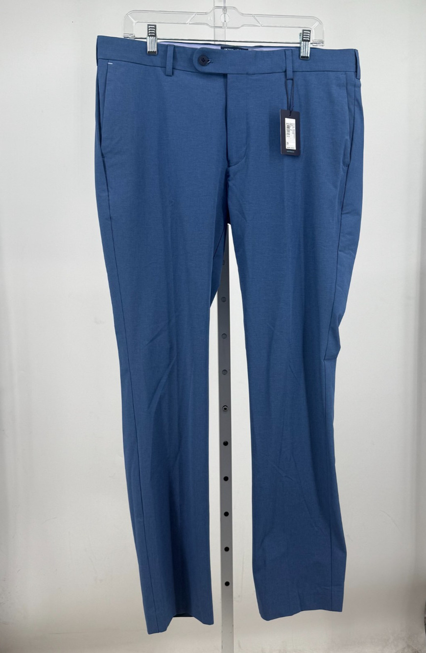 Peter Millar Crown Crafted Surge Performance Trouser Mens 35 Ocean Blue Preppy